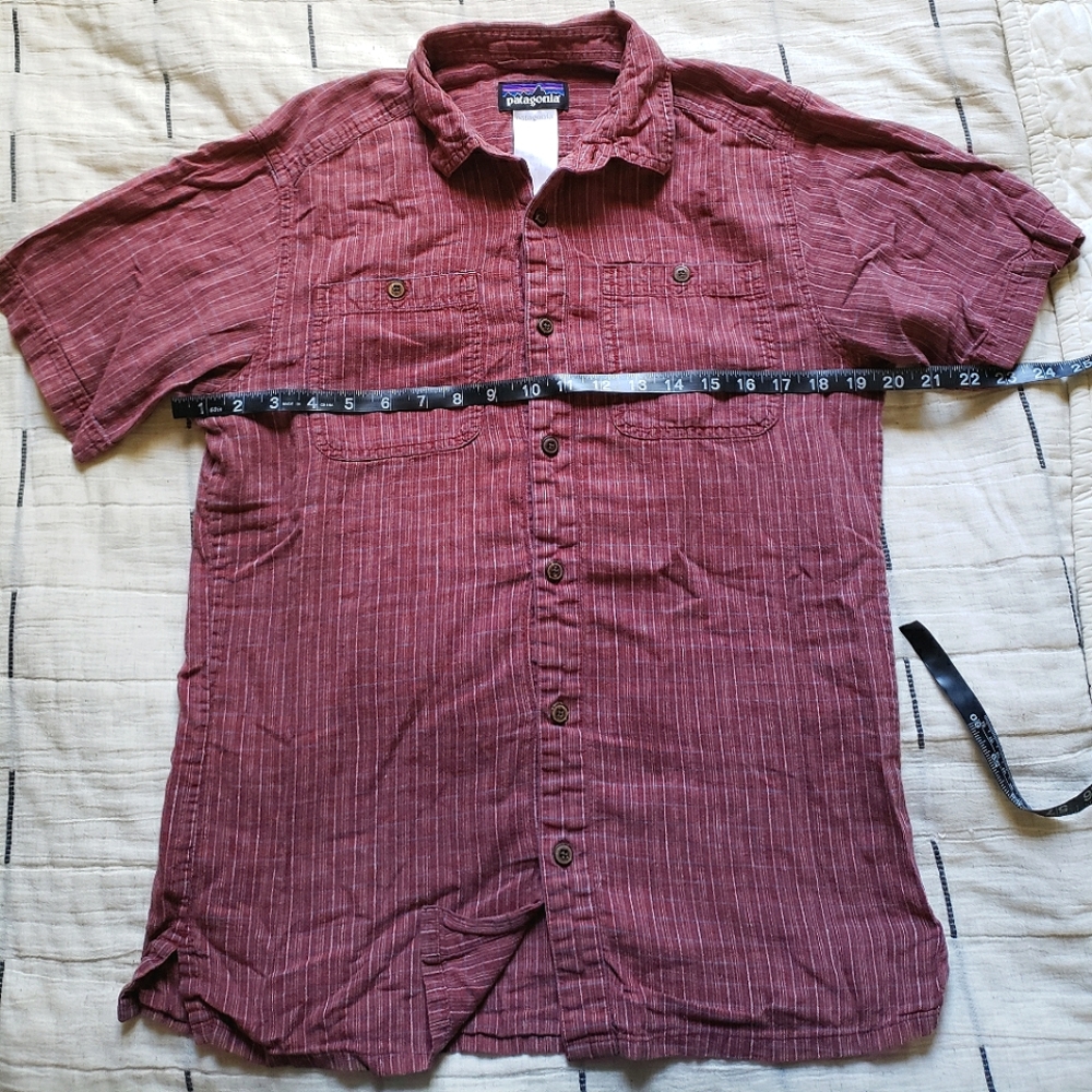 Patagonia mens small button up organic cotton